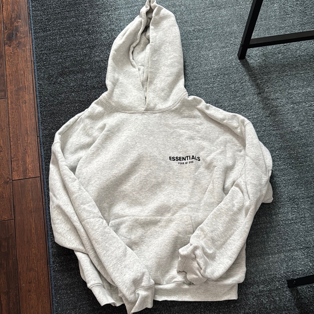 Essentials Fear of God Gray Hoodie